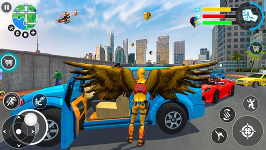 Wing Superhero Shooting Games