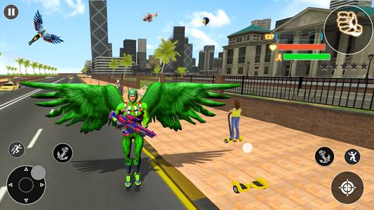 Wing Superhero Shooting Games