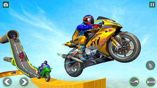 Mega Ramp Stunts Bike Games 3d