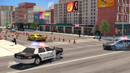 US Cop Duty Police Car Game