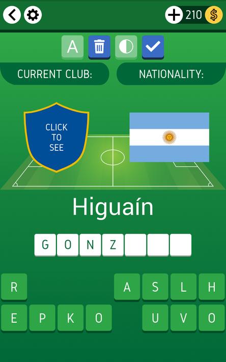 Names of Soccer Stars Quiz