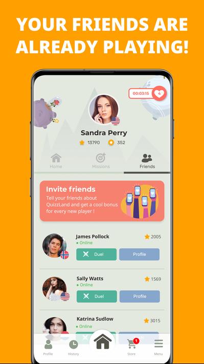 QuizzLand. Quiz & Trivia game