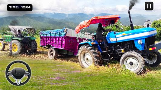 Tractor Trolley Farming Cargo