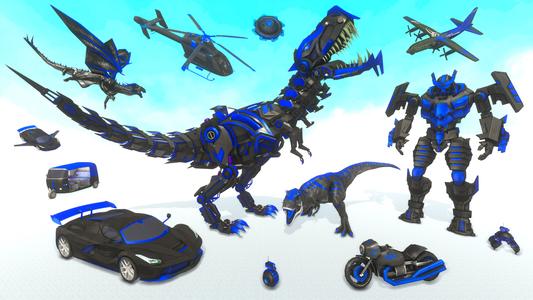 Dino Transform Robot Car Games