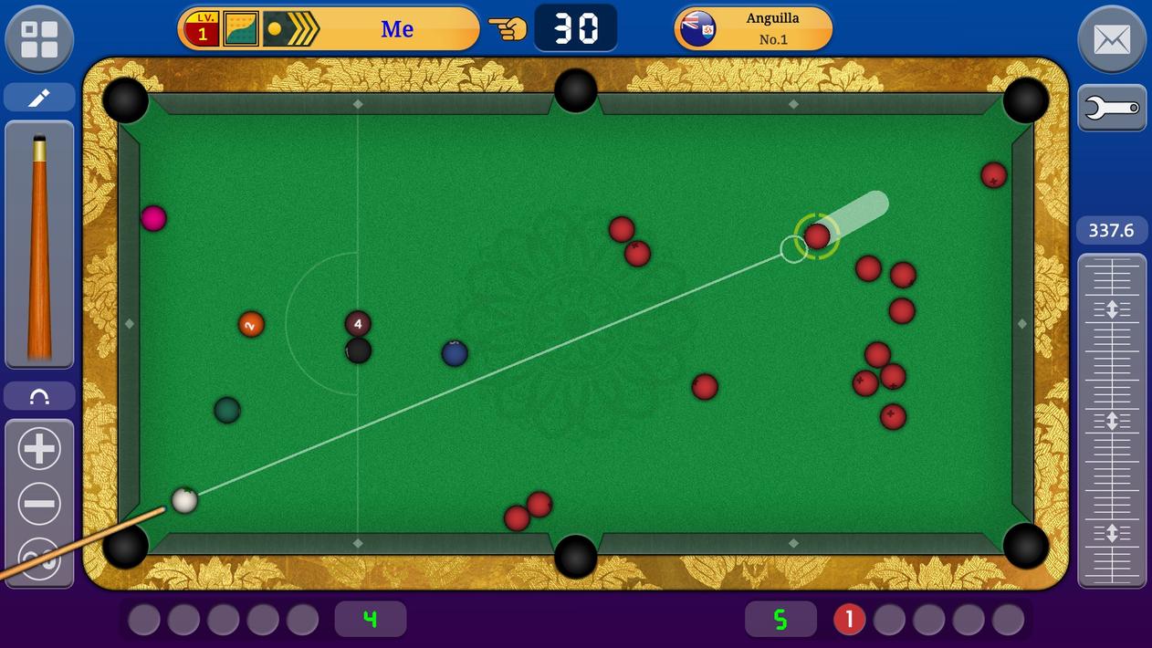 snooker game billiards online