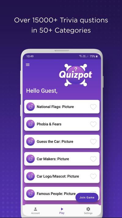 QuizPot: Group GK Quiz Trivia