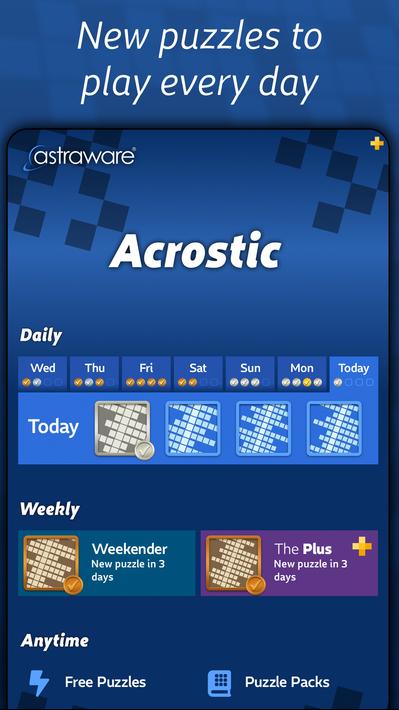 Astraware Acrostic