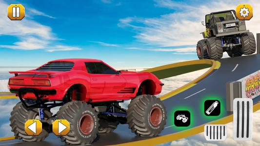 Monster Truck Ramp: Car Games