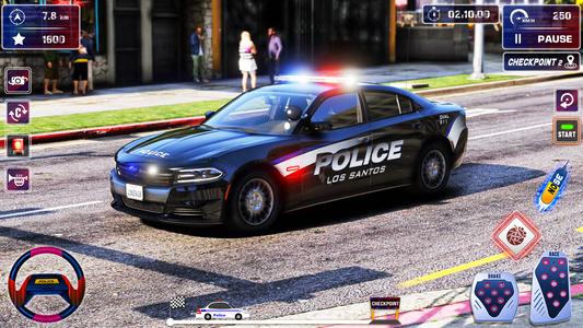 Police Car Chase Parking Games