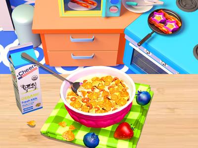 Food Games: Cook Breakfast 3D