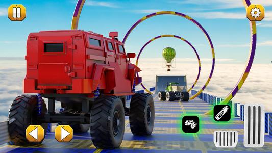 Monster Truck Ramp: Car Games