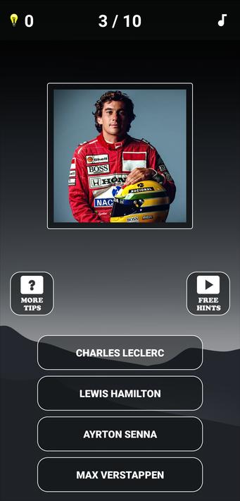 Formula 1:Guess F1 Driver Quiz