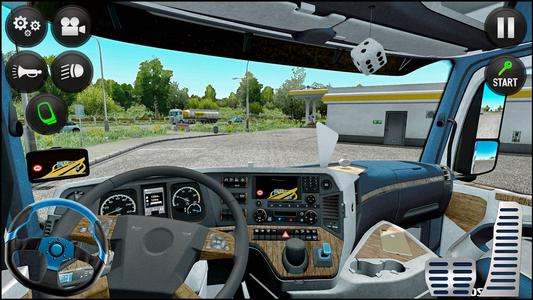 Euro Truck Simulator driving