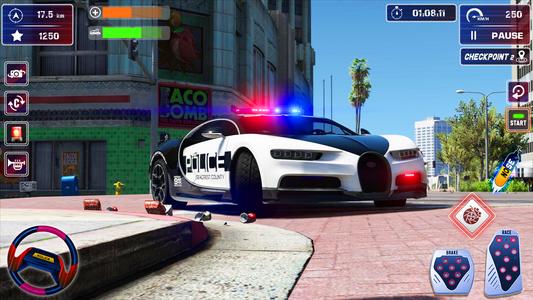 Police Car Chase Parking Games