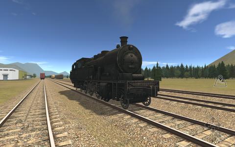 Train and rail yard simulator