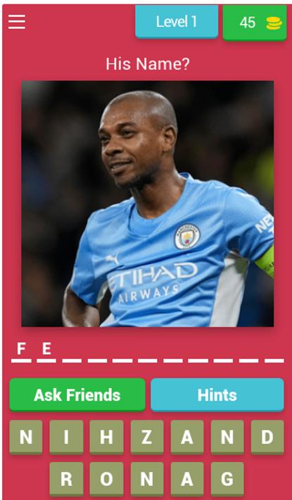 Manchester City Player's Quiz