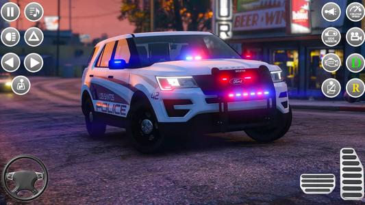 US Police Car Driver Car Game