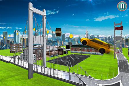 Car Stunts Slingshot Games