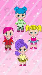 Cute Anime Doll Dress up Games