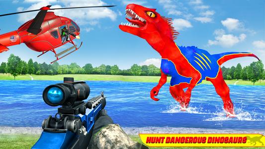 Wild Dino Hunting: Gun Games