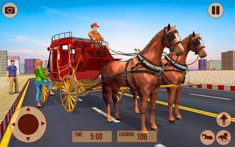 Horse Cart Taxi Transport Game