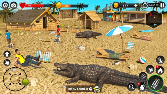 Hungry Animal Crocodile Games