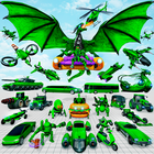 Flying Dragon Robot Car Game