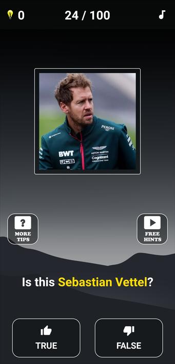 Formula 1:Guess F1 Driver Quiz