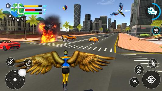 Wing Superhero Shooting Games