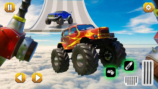 Monster Truck Ramp: Car Games