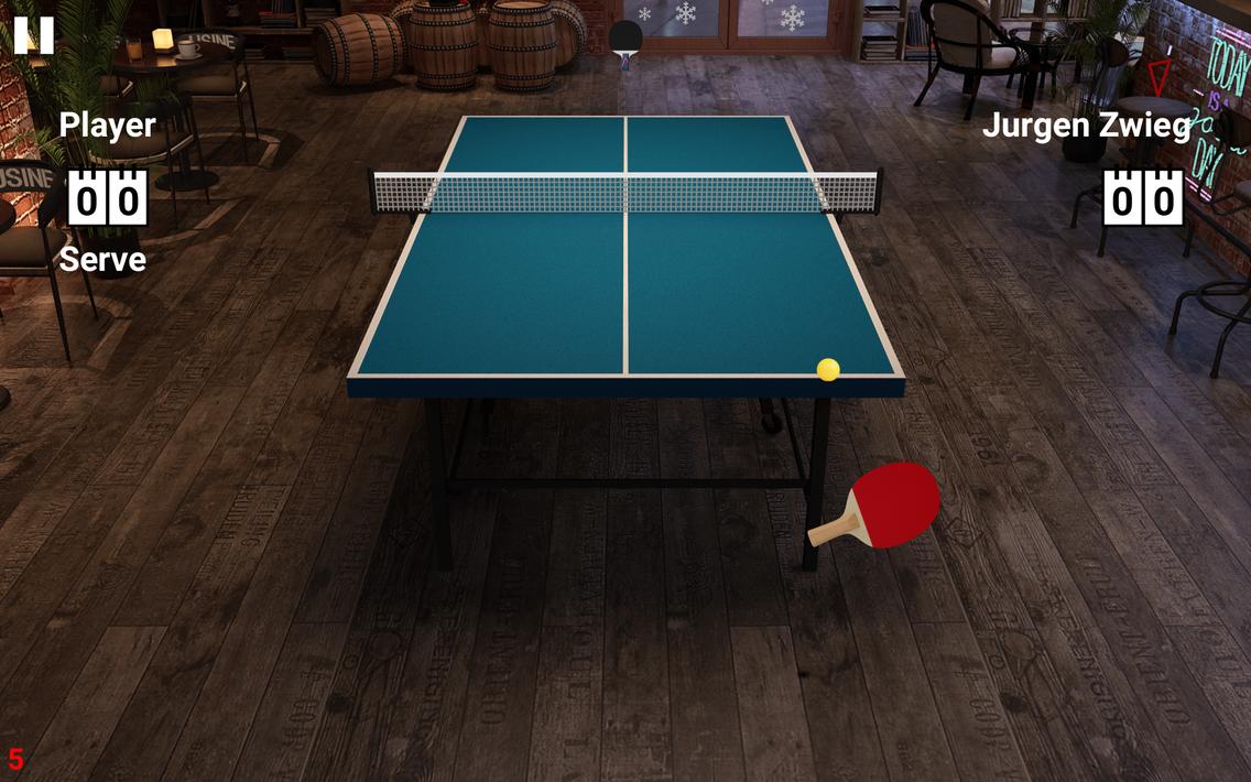 Virtual Table Tennis