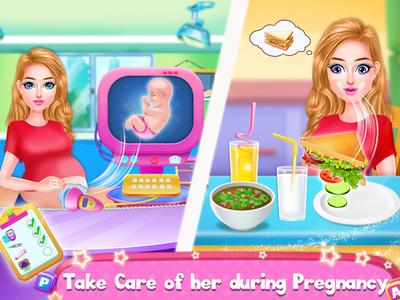 Pregnant Mommy Care Baby Games