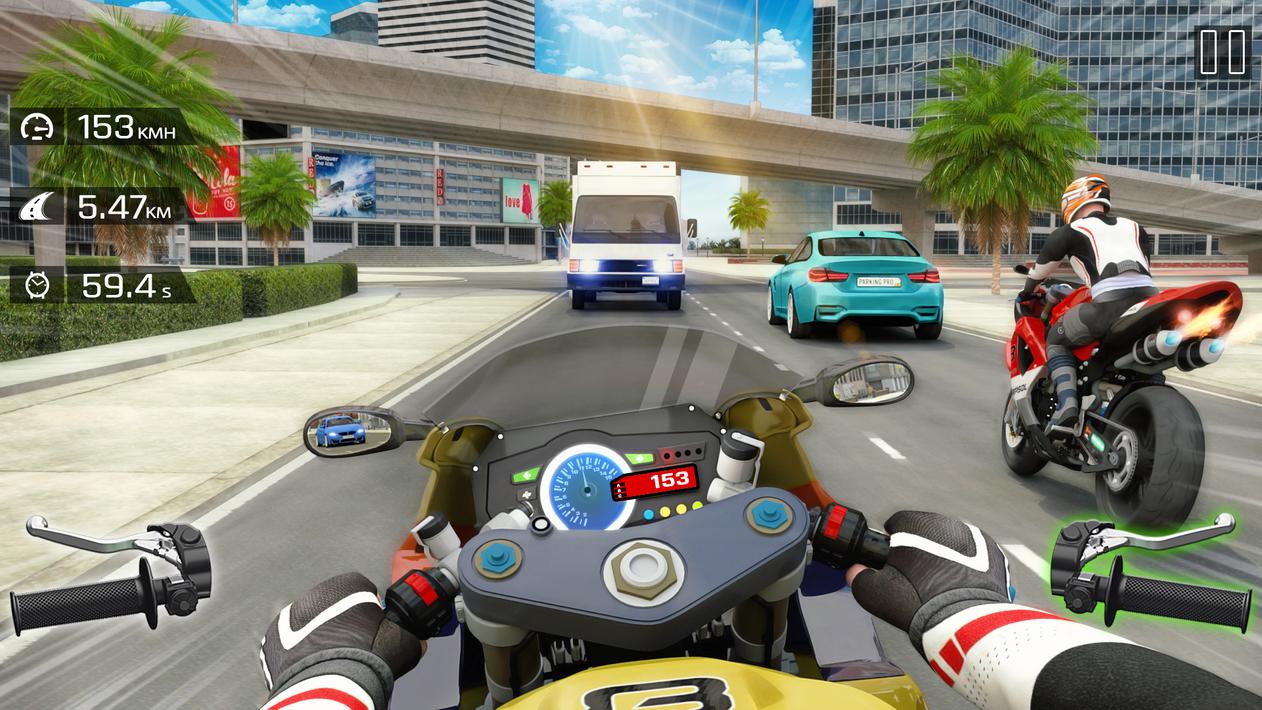 Highway Bike Riding Simulator