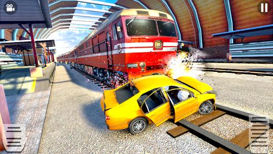 Train Car Crash Derby Game 3D