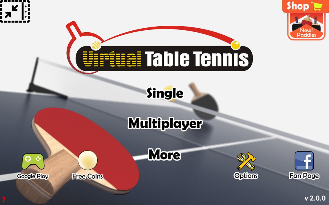 Virtual Table Tennis