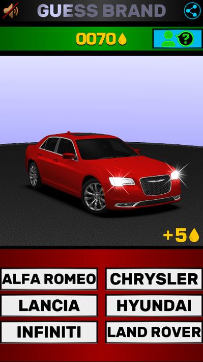 Cars Quiz 3D