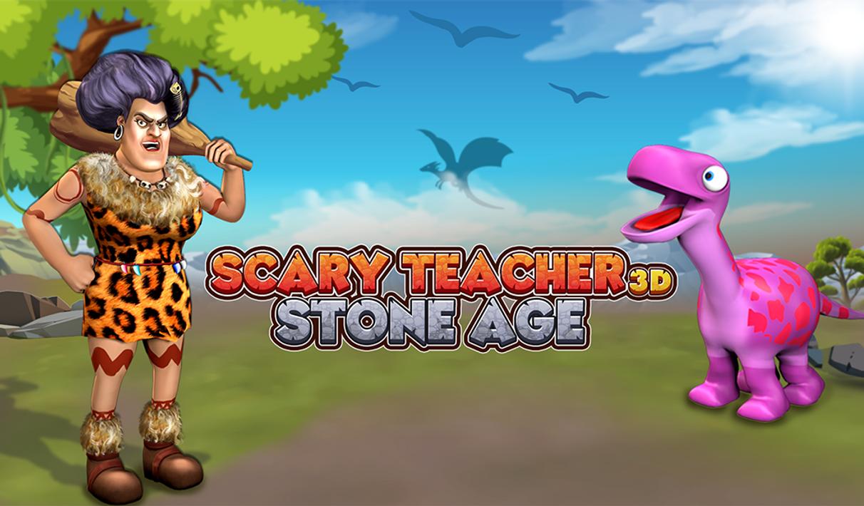 Scary Teacher Stone Age