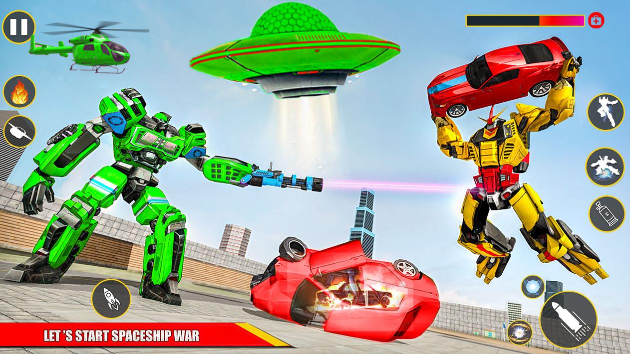 Spaceship Robot Transport Game