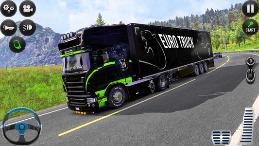 Euro Truck Simulator driving