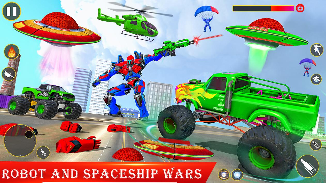 Spaceship Robot Transport Game