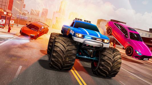 Police Monster Truck Chase