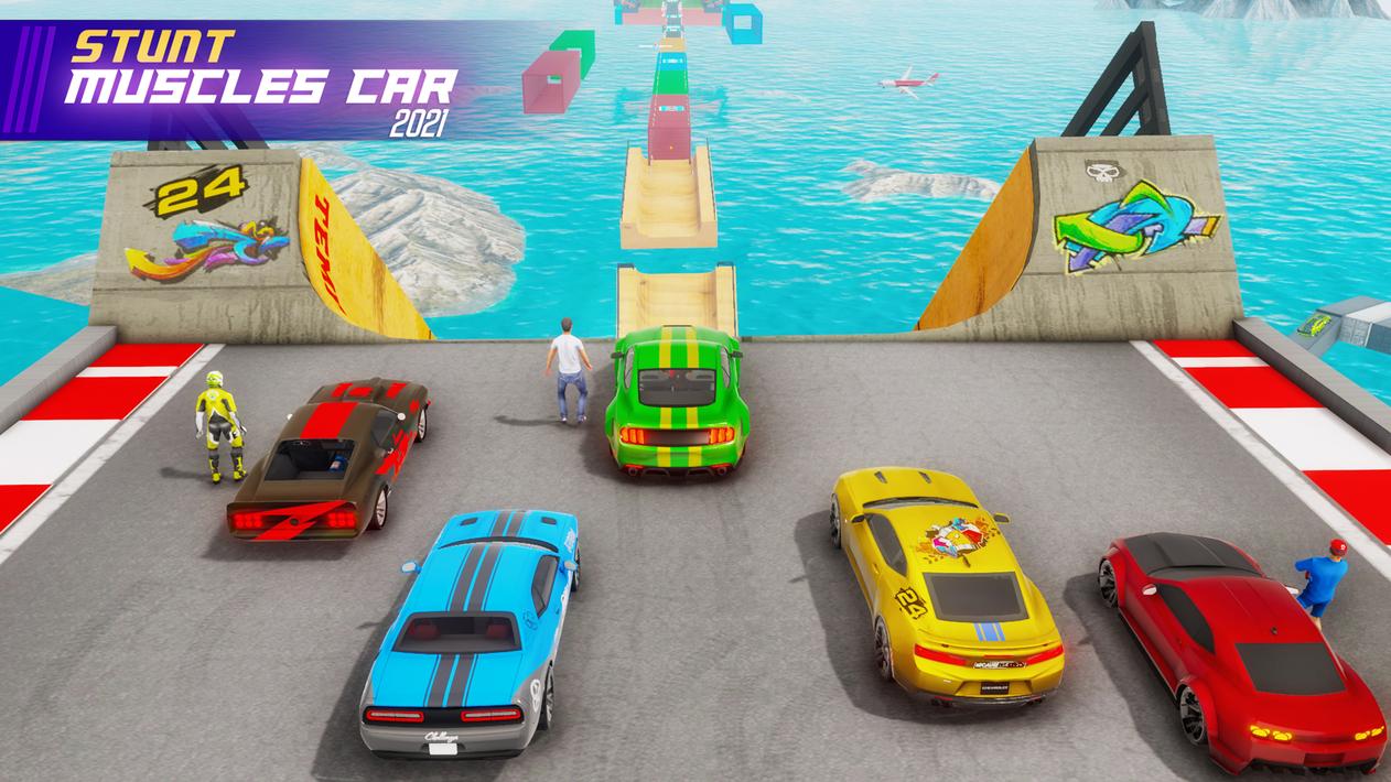 GT Car Stunt Race Master 3D