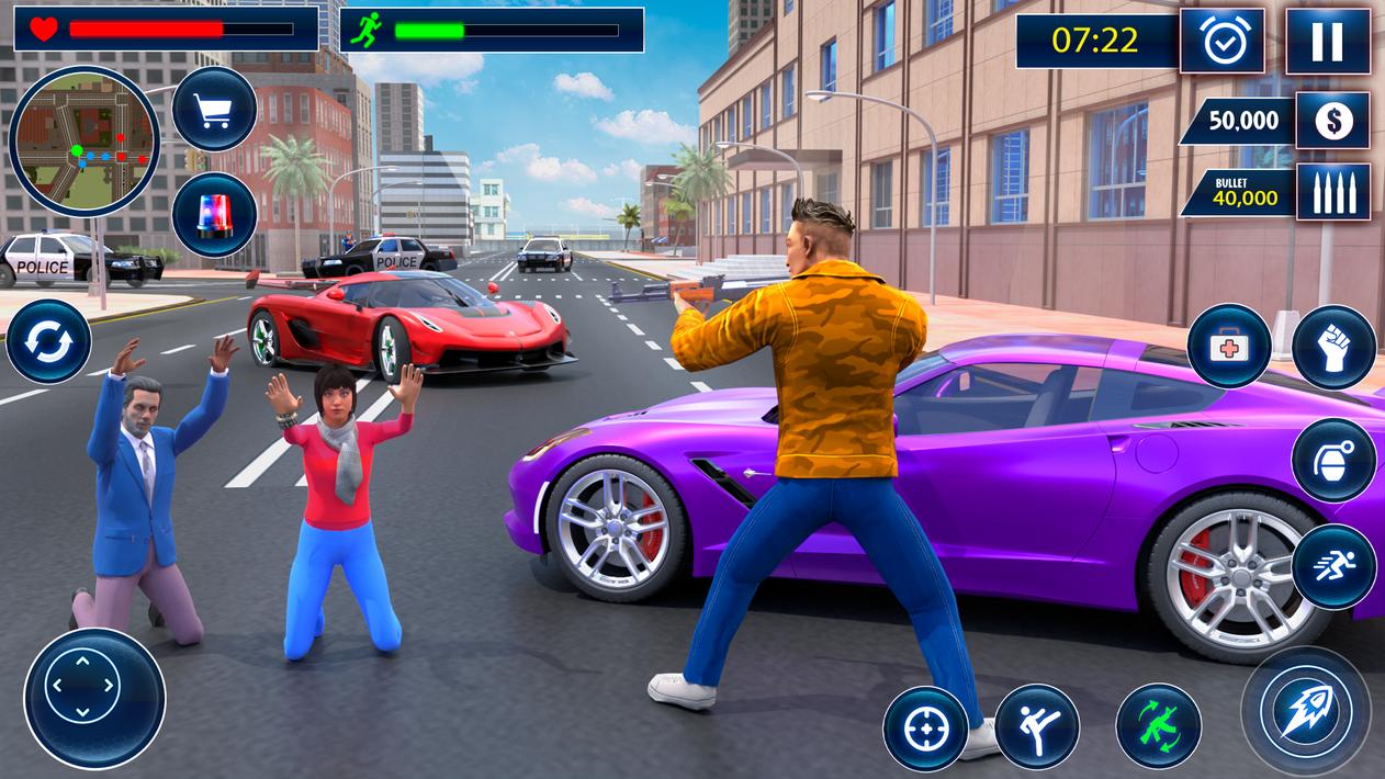 Gangster Vegas Crime Car Games