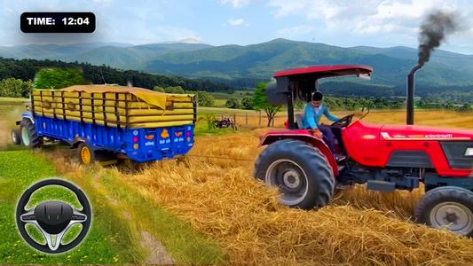 Tractor Trolley Farming Cargo