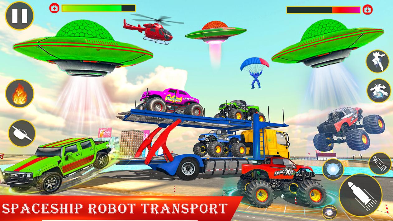 Spaceship Robot Transport Game