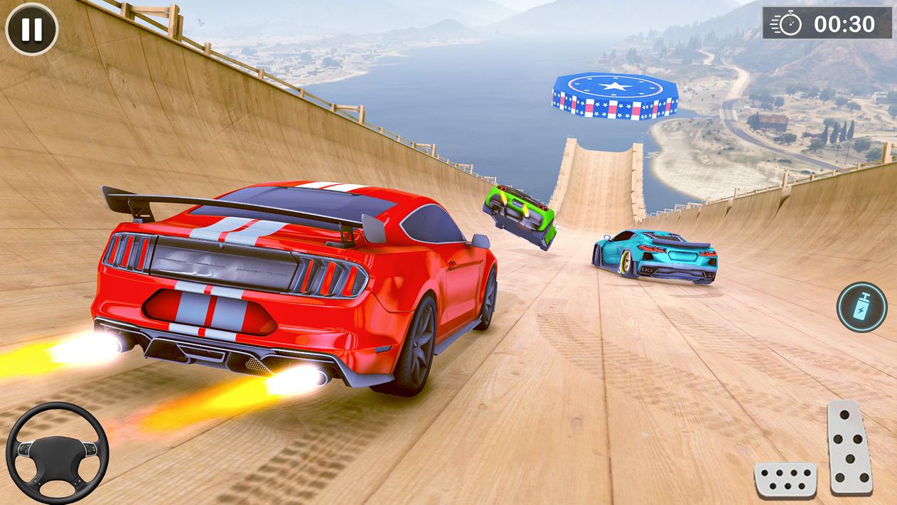 GT Car Stunt Race Master 3D