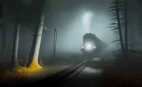 Scary Spider Horror Train Game