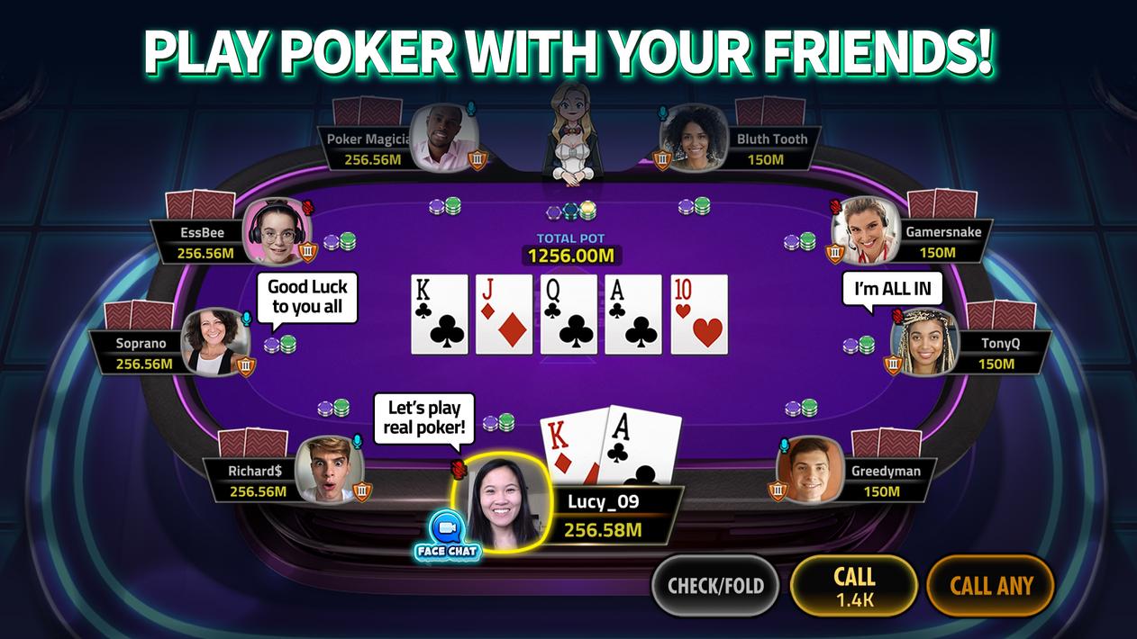 Poker Texas Holdem Face Online