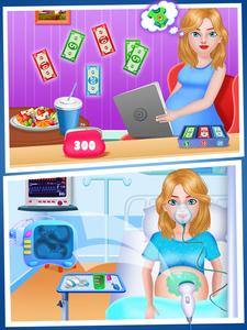 Mom & newborn Babysitter Game