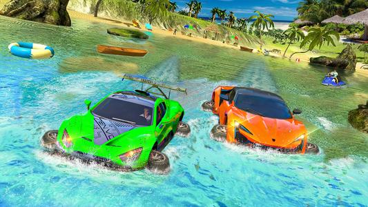 Floating Car Surfer Game Sim